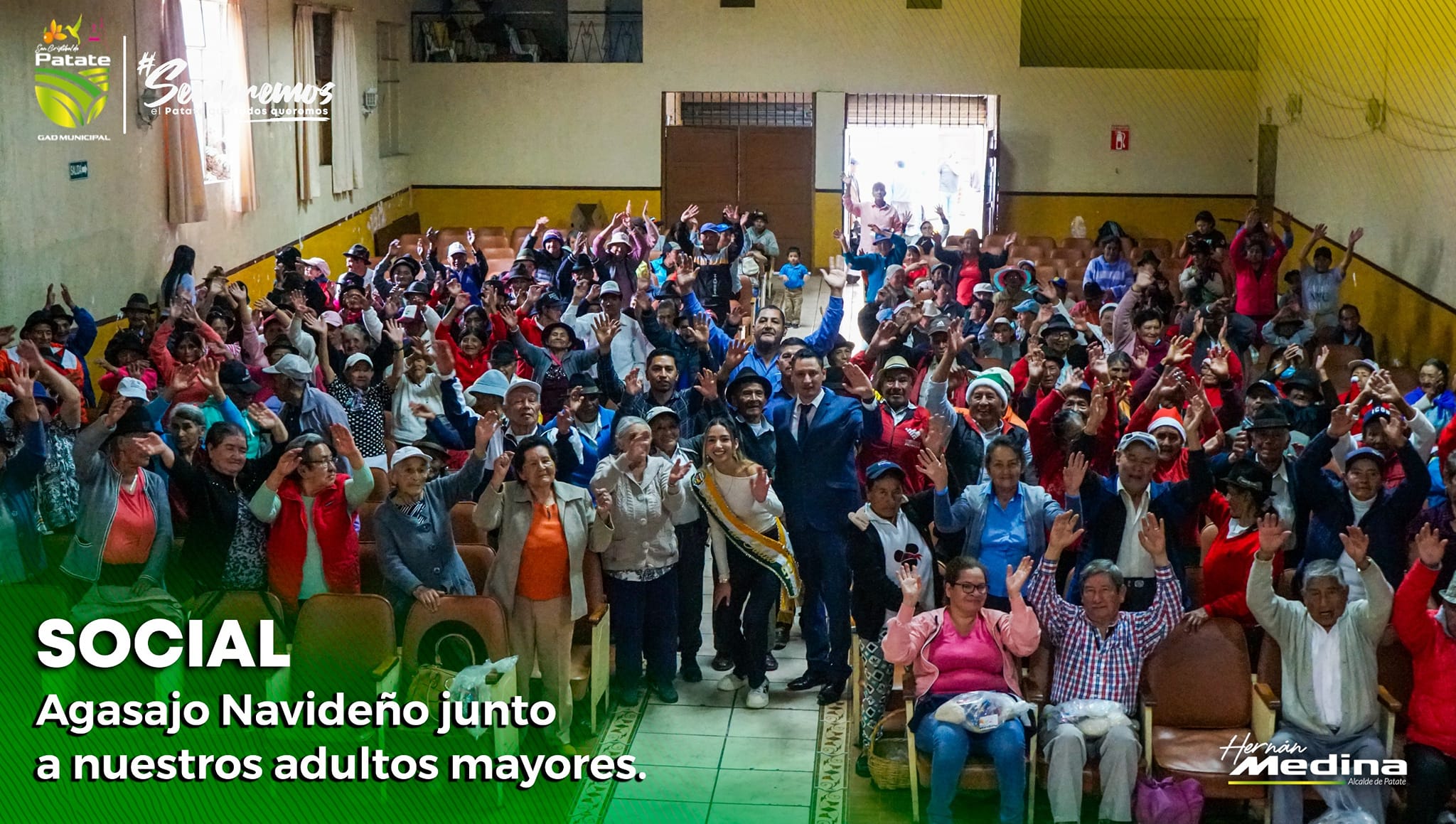 AGASAJO NAVIDEÑO PARA LOS ADULTOS MAYORES