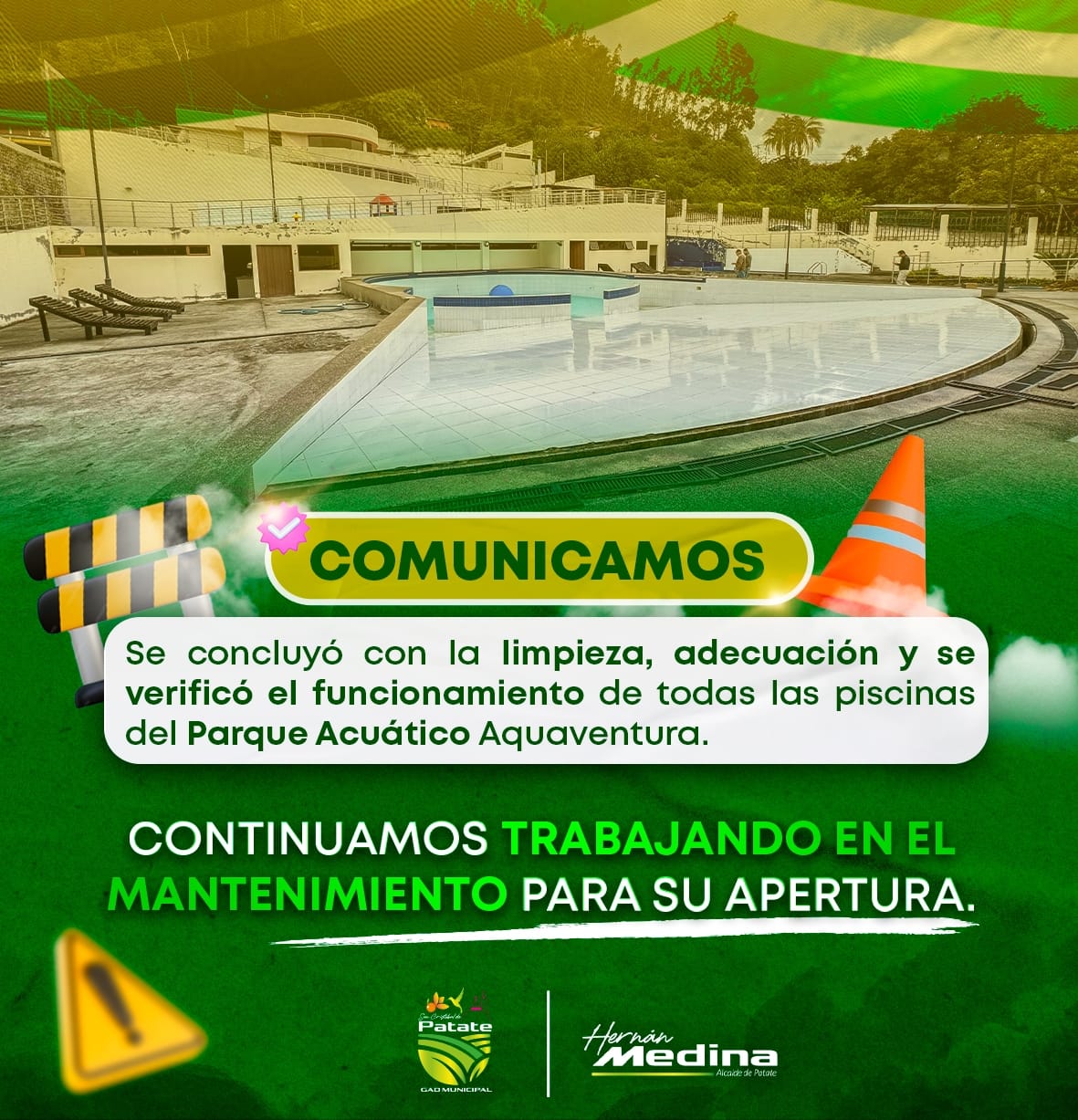PREPARATIVOS FINALES PARA LA APERTURA DEL COMPLEJO QUAVENTURA