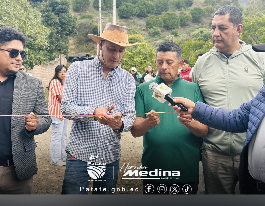 Inauguración de Obra de Alcantarillado en El Mirador